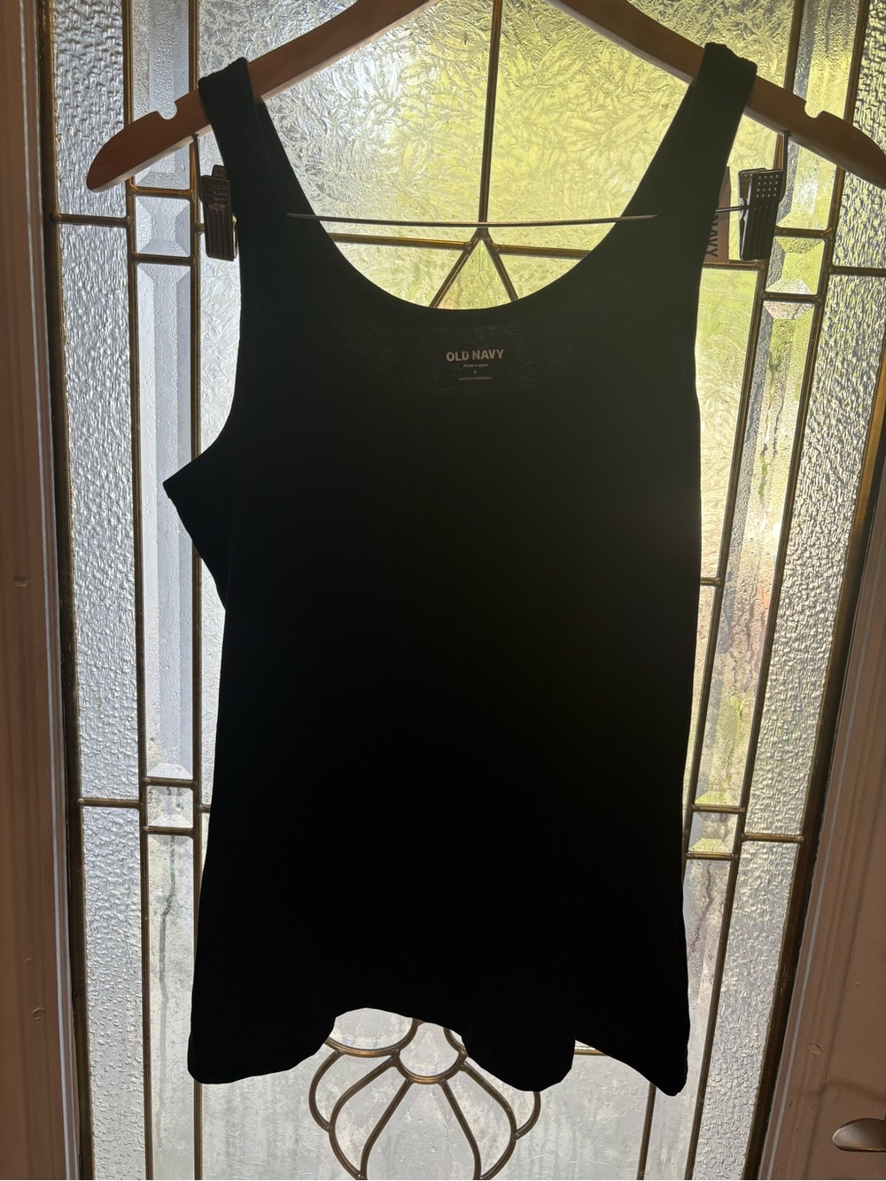 Old Navy Black Women's Tank Top - Scoop Neck Essential